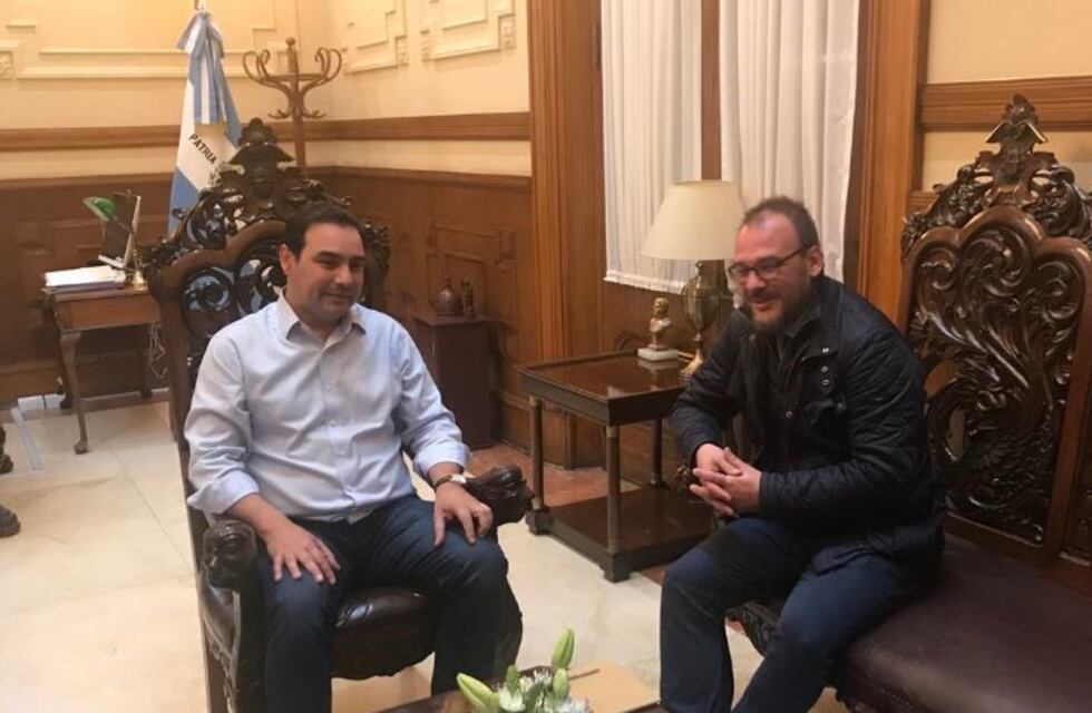 Valdés recibió al titular de Vías Navegables de la Nación