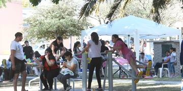 Hay nuevos juegos en la Plaza Amancay