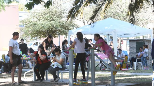 Hay nuevos juegos en la Plaza Amancay