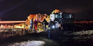 Accidente fatal en Las Bajadas,\u002E Foto La Voz del Interior