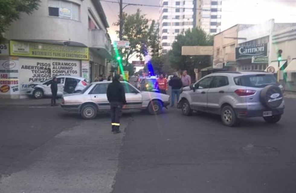 Choque múltiple en el centro bahiense: no hay heridos