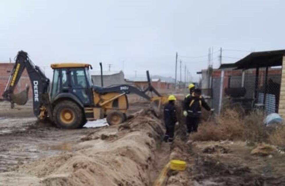 Extensión de Red de Gas beneficia al Barrio Calafate
