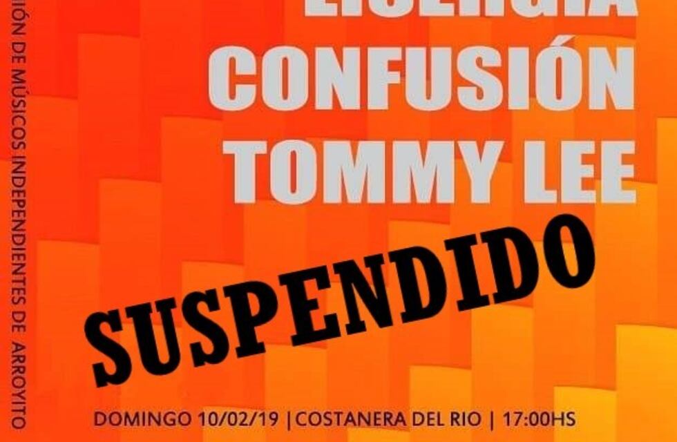 UMIA suspendió su presentación rock verano 2019