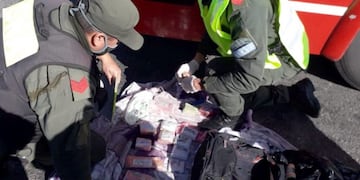 Los uniformados hicieron la denuncia a partir de un operativo de rutina\u002E (@gendarmeria)