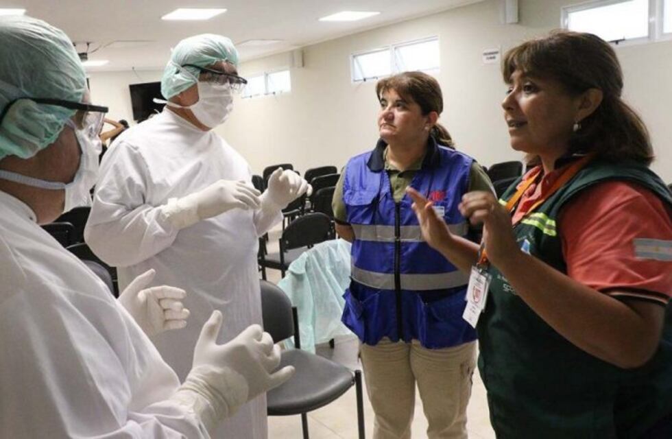 Coronavirus: el personal de salud se capacita en bioseguridad