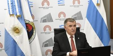 Jaldo anunció que la Ley Micaela será tratada en la próxima sesión\u002E (Legislatura de Tucumán)