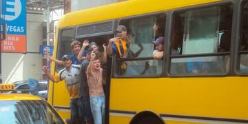 Choferes amenazan con cortar el servicio si hay violencia el du00eda del clu00e1sico.