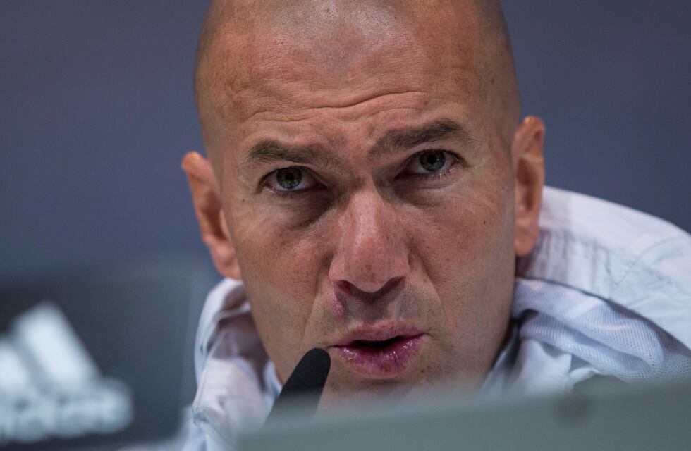 Zinedine Zidane tiene coronavirus y no dirigirá los próximos partidos del Real Madrid