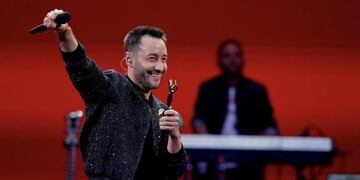 Luciano Pereyra en el Festival Viña del Mar 2020.