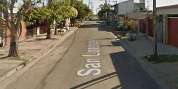 El robo se concretó por calle San Lorenzo al 600\u002E (Street View)