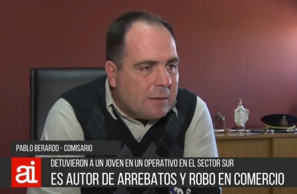 Detuvieron al hombre acusado de varios arrebatos en Arroyito