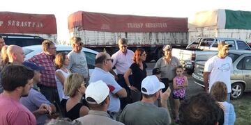 Los organizadores planean volver a concentrarse en el cruce de la Ruta Nacional 34 y la A012\u002E (@diegopascuale)