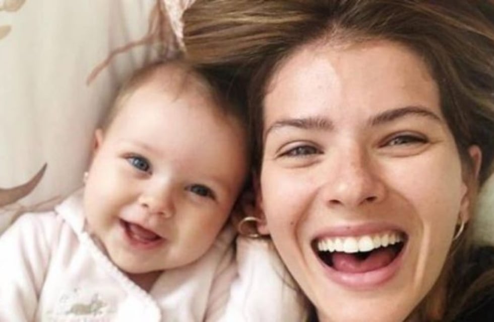 Las tiernas postales de la China Suárez junto a Magnolia en Punta del Este