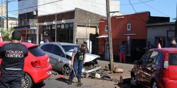 Triple accidente de tránsito en la madrugada de Navidad