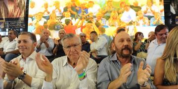 Con la presencia de dos gobernadores, el PJ llama a la unidad\u002E (Federico López Claro)