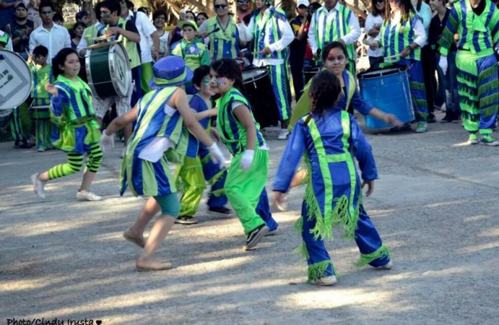 En Las Heras hoy se vive el Carnaval