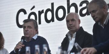 Mario Negri junto a Horacio Larreta\u002E