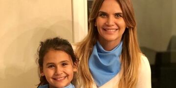 La niña fruto de la relación con el ex jugador de Newell's tiene 10 años\u002E (@ameliegranata)