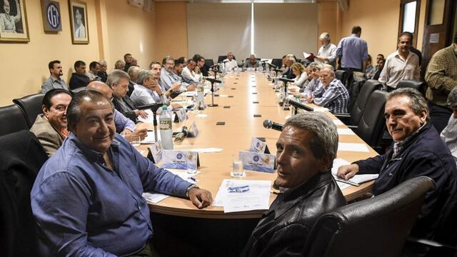DYN24, BUENOS AIRES 20/04/17, CONSEJO DIRECTIVO DE LA CGT SE ENCONTRABA REUNIDO ESTA TARDE PARA ABORDAR LOS PREPARATIVOS DE UN ACTO PARA EL 1 DE MAYO.FOTO:DYN