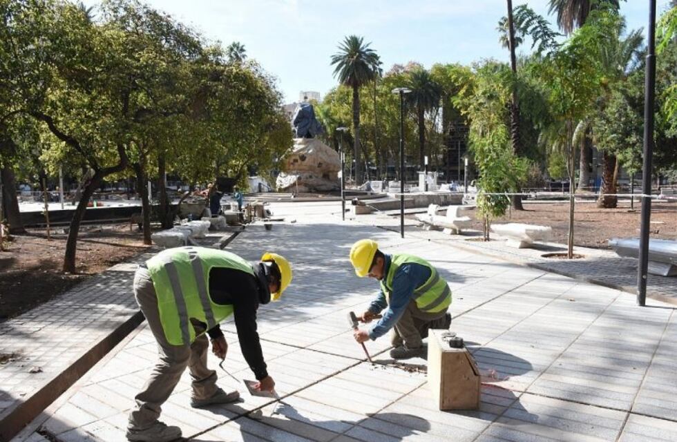 La nueva plaza San Martín será inaugurada el 25 de mayo