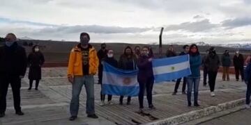 Marcha Federal: Empresas de Viajes y Turismo se manifestaron en El Calafate