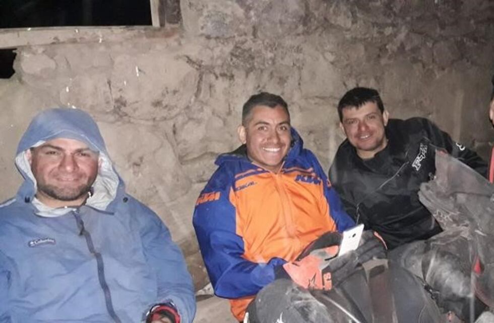 Aparecieron los seis enduristas perdidos en Escaba