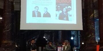 La charla se interrumpió por las quejas de la ex pareja de Claudio Ariel \