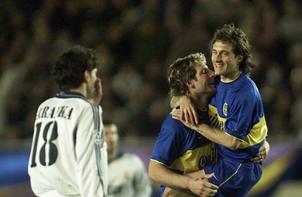 Diecisiete años después: Las fotos inéditas del festejo de Boca tras ganarle al Real Madrid