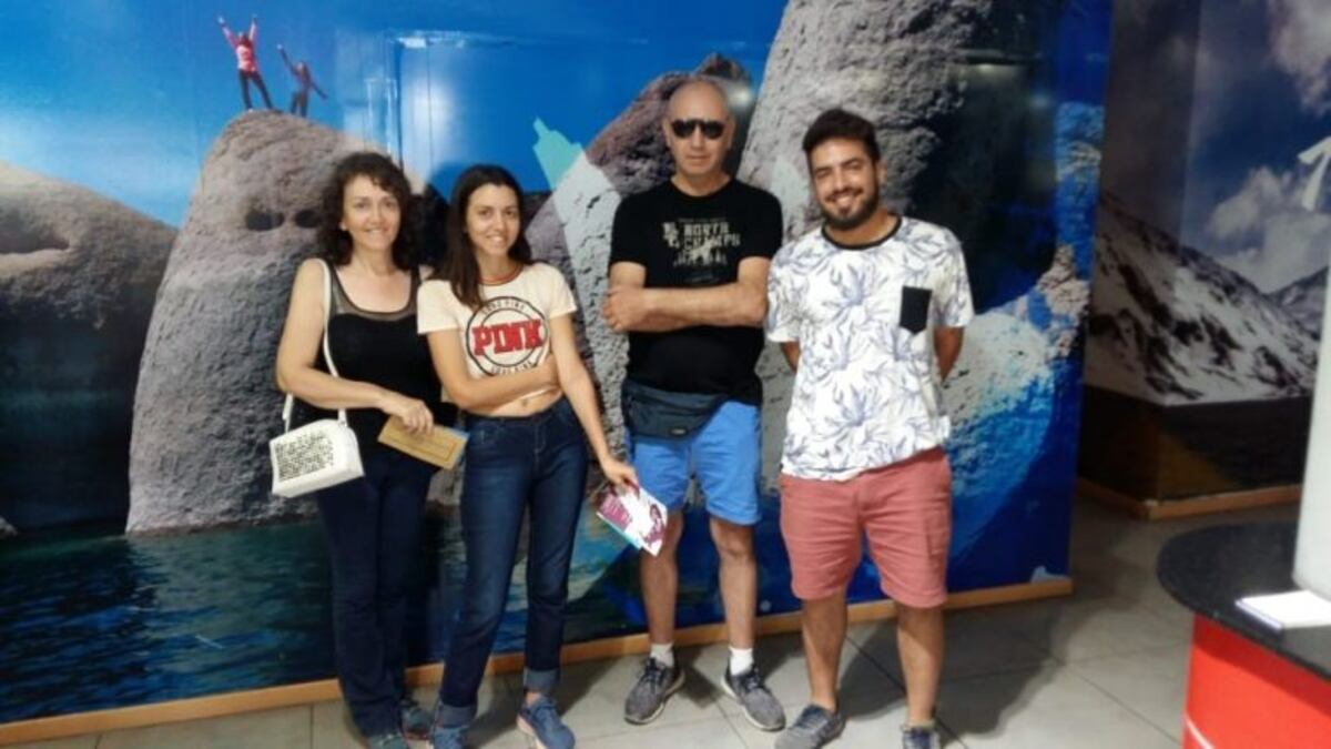 Familia Acosta de San Juan, los primeros turistas en San Rafael del 2020
