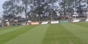 Las canchas de Aranduroga serán sede de los partidos del regional\u002E (Prensa URNE)