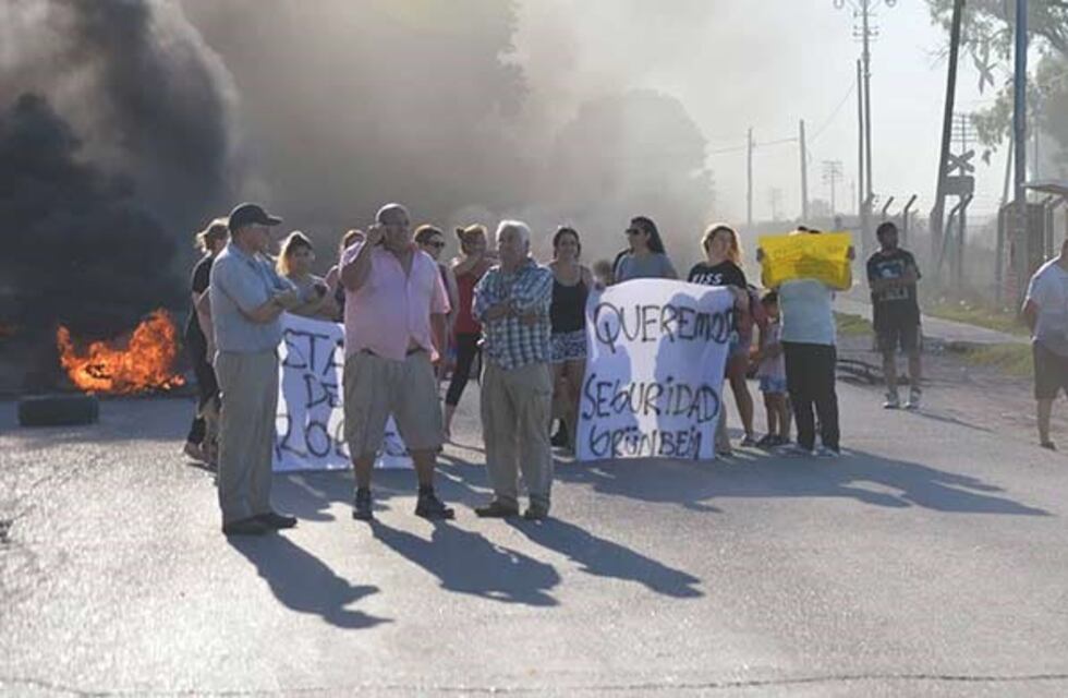 Vecinos de Grünbein cansados de la inseguridad