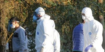 Hisopados masivos en Icho Cruz\u002E (Foto: gentileza Cadena 3)\u002E