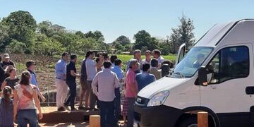 Macri llegó a Posadas para encabezar la marcha \