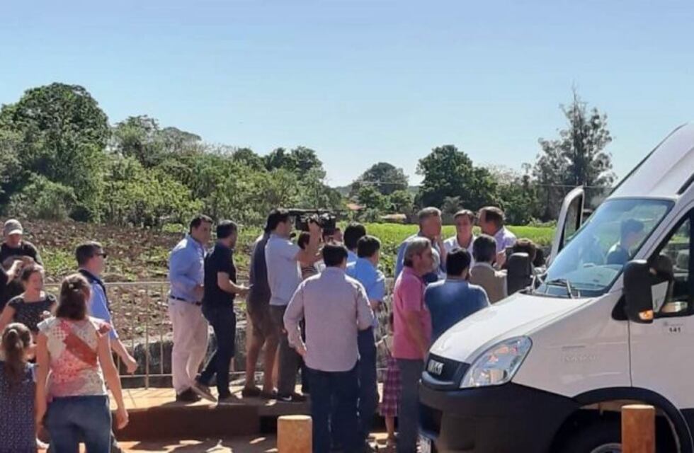 El presidente Mauricio Macri ya está en Posadas