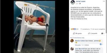 Se viralizó una fake news sobre condiciones de atención en hospitales rosarinos