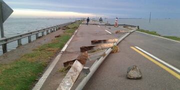 Corte de tru00e1nsito en la ruta 7