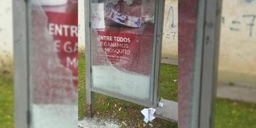 Vandalizaron una parada de Saeta en Limache\u002E (FM Profesional)