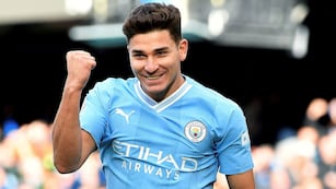 Julián Álvarez dejaría el Manchester City en una operación histórica para los ingleses. (AP)
