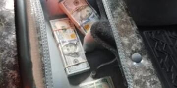 San Vicente: transportaba más de 30 mil dólares en su camioneta y no pudo justificar su tenencia.