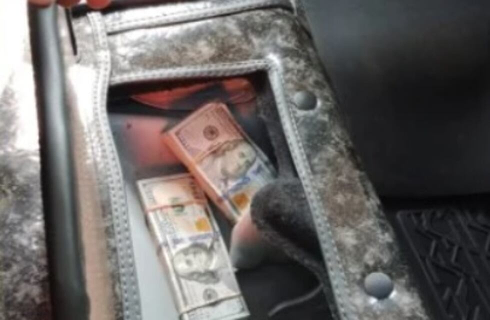 San Vicente: transportaba más de 30 mil dólares en su camioneta y no pudo justificar su tenencia
