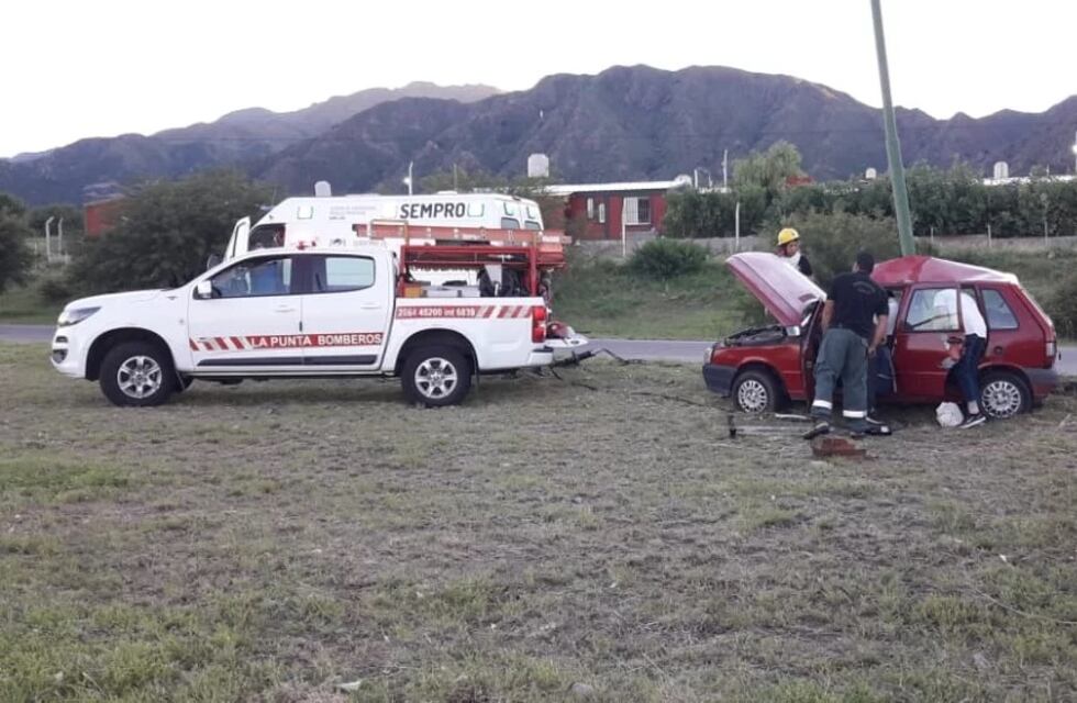 Un accidente de tránsito dejó a 4 personas heridas en la Autopista 25 de Mayo