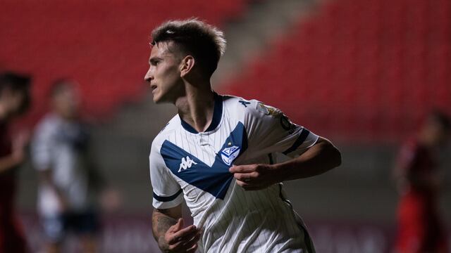 Vélez le ganó a Unión La Calera en Chile y sigue con chances en la Libertadores. (Twitter: @Velez)