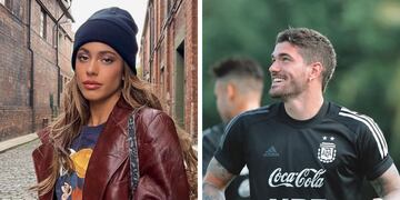 Tini Stoessel y Rodrigo De Paul.