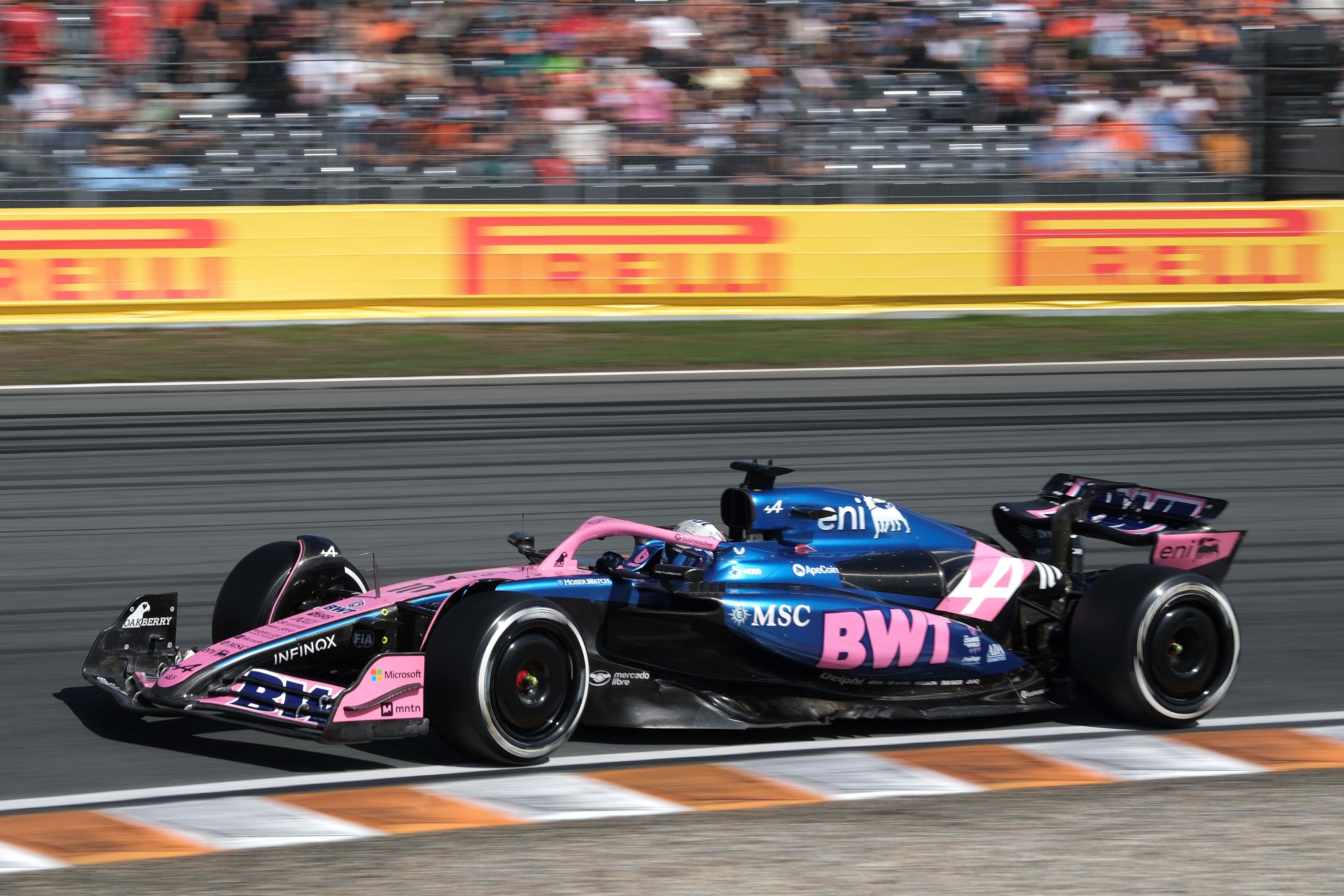 Franco Colapinto en el GP de Monza. (AP)