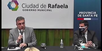 Anuncio de obra de cloacas para Rafaela