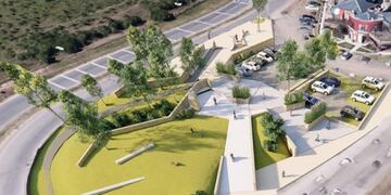 Mirá como quedará la nueva plaza enfrente al Colegio San Pablo\u002E (Municipalidad de Salta)