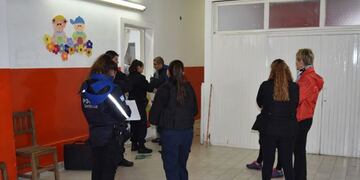 destrozos en jardín de infantes