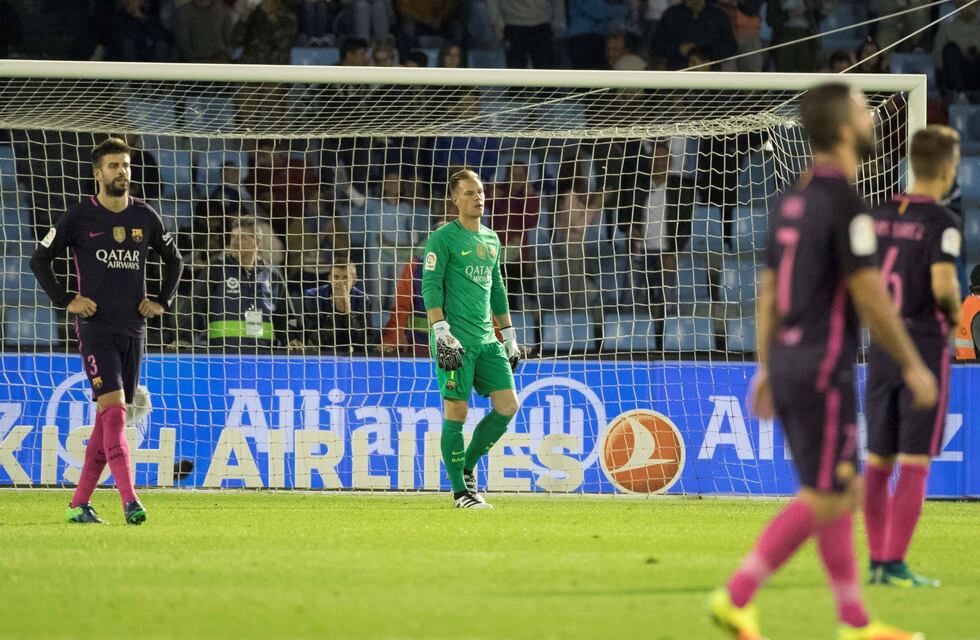 Terrible blooper de Ter Stegen en la derrota del Barcelona