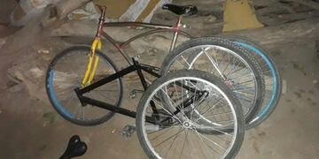 bicicletas desmanteladas