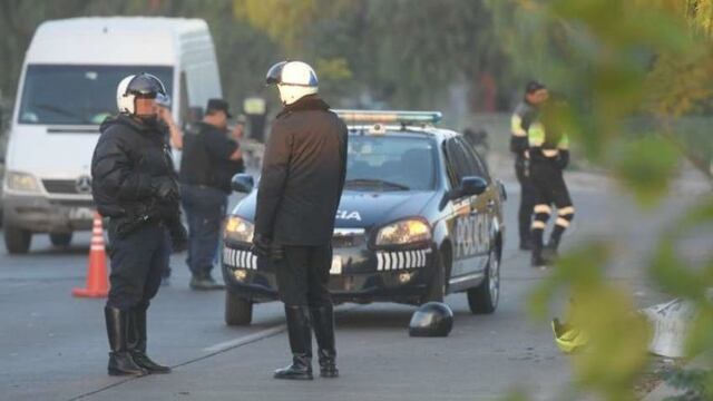 Los soldados que circulaban en la moto fueron internados en grave estado. Imagen ilustrativa.